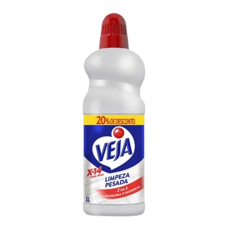 VEJA LIMPEZA 1L CLORO ATIVO 2EM1 20% DESC.