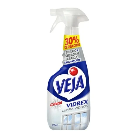 VEJA VIDREX 500ML CRISTAL 30% DESC.