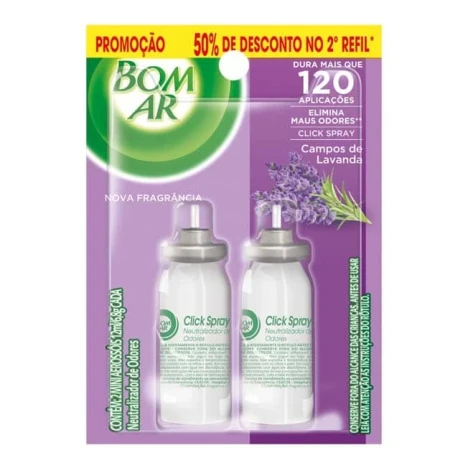 BOM AR AIR WICK 12ML LAVANDA REFIL C/2