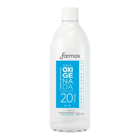 AGUA OXIGENADA DESCOLARANTE CREMOSA 20 VOLUMES FARMAX 900ML
