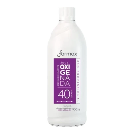 AGUA OXIGENADA DESCOLARANTE CREMOSA 40 VOLUMES FARMAX 900ML