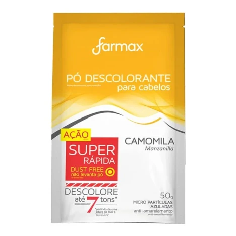PO DESCOLORANTE CAPILAR CAMOMILA FARMAX 50G