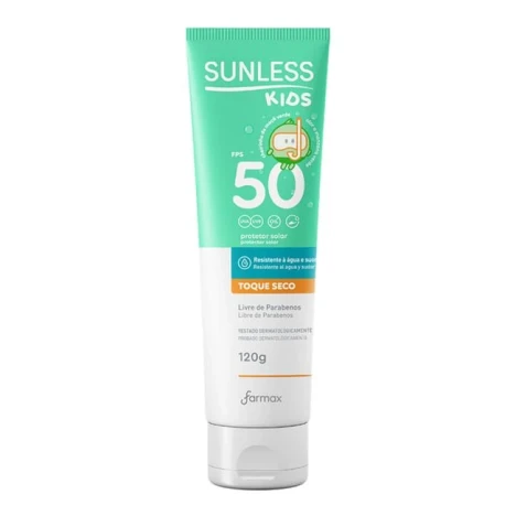 PROTETOR SOLAR KIDS FPS 50 SUNLESS 120G