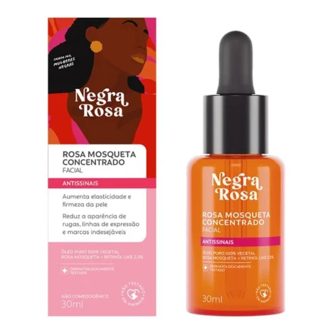OLEO ROSA MOSQUETA CONCENTRADO FACIAL NEGRA ROSA 30ML