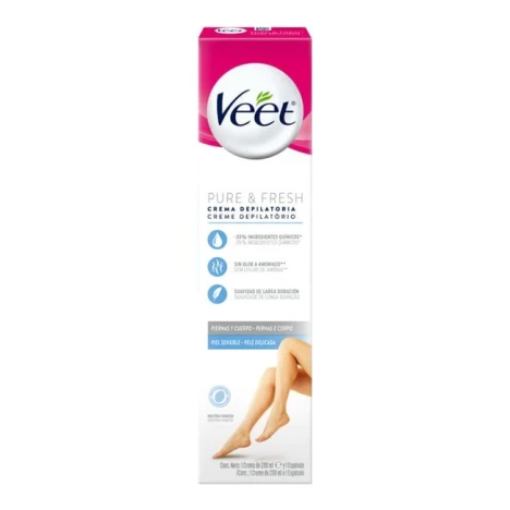 CREME DEP. VEET PURE & FRESH 200ML DELICADA