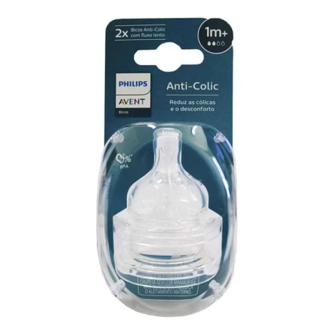BICO MAMADEIRA AVENT ANT.COLICA 3.0 C/2 T2 - 1M+