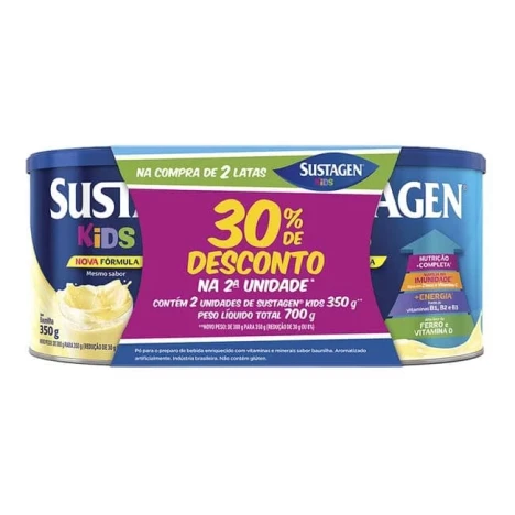 PROMO SUSTAGEN KIDS 350G BAUNILHA  C2 30%