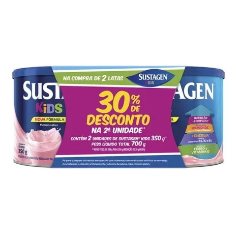 PROMO SUSTAGEN KIDS 350G MORANGO  C2 30%