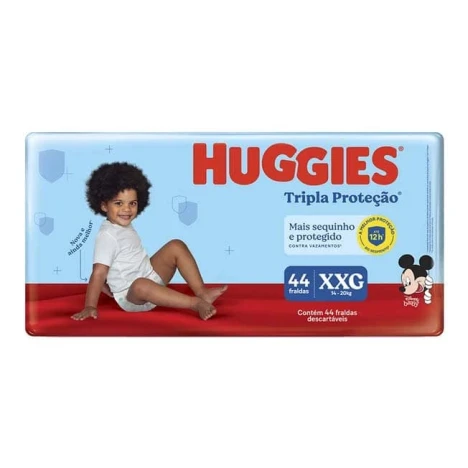 FR.HUGGIES TRI.PROT. MEGA XXG C/44 LV+ PG-