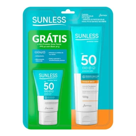 KIT P.SOLAR SUNLESS 120G FPS50 GTS MINI P.SOLAR FACIAL 30G FPS50