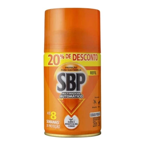 SBP AERO 250ML MULT INSETICIDA REFIL 20% DESC.