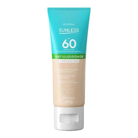 PROTETOR FACIAL FPS60 COM COR 2.0 SUNLESS 40G