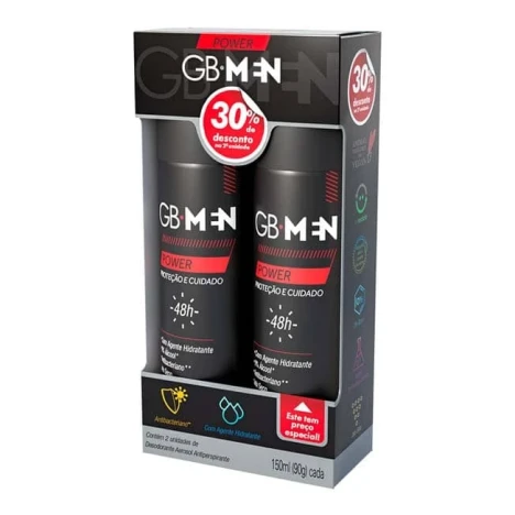 PROMO DES.GIOVANNA BABY AERO MEN 150ML POWER C/2 30% DESC.