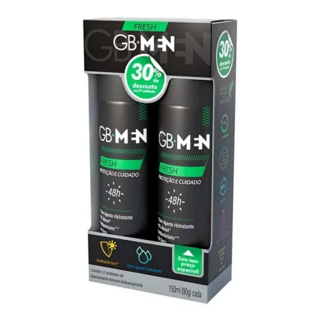 PROMO DES.GIOVANNA BABY AERO MEN 150ML FRESH C/2 30% DESC.