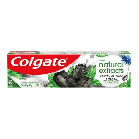 CREME D.COLGATE  NATURAL EXTRACTS 90G PURIFICANTE CARVAO ATIVADO E MENTA