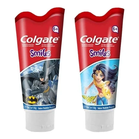CREME D.COLGATE  SMILES 100G LIGA DA JUSTICA