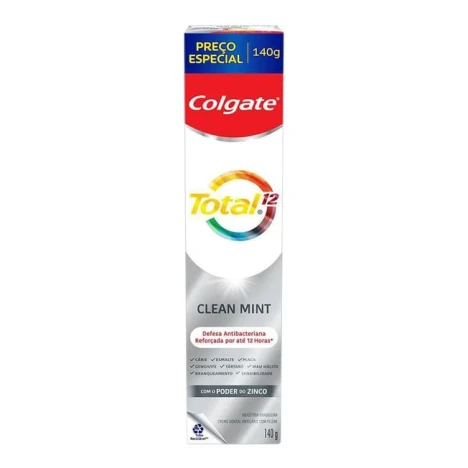 CREME D.COLGATE  TOTAL 12 CLEAN MINT 140G PR ESP