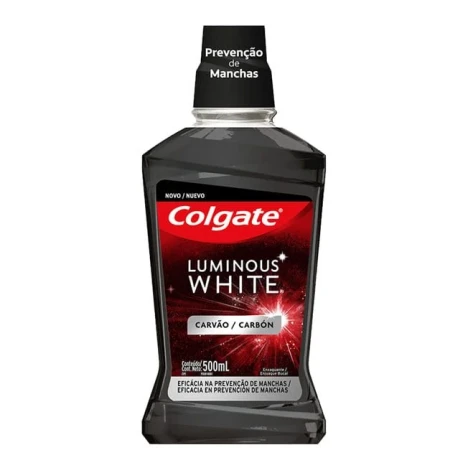 ANTI-SEP. BUCAL COLGATE LUMINOUS WHITE CARVAO 500ML
