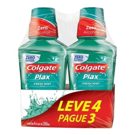 PROMO.ANTI-SEP. BUCAL COLGATE PLAX FRESH MINT 250ML LEVE 4 PAGUE 3