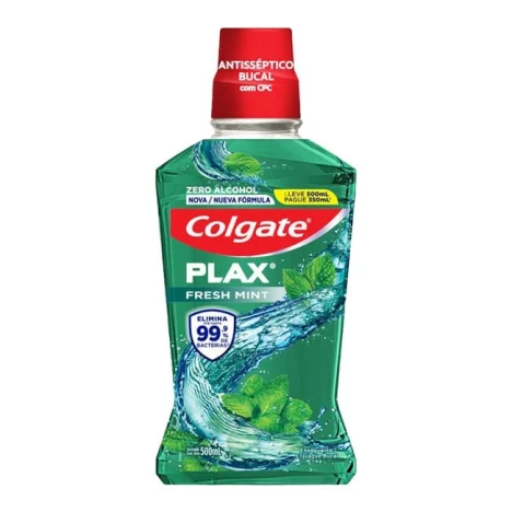 ANTI-SEP. BUCAL COLGATE PLAX FRESH MINT 500ML P350ML