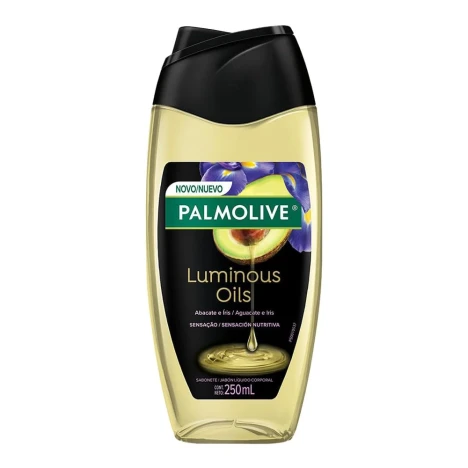 SAB. LIQ PALMOLIVE 250ML LUMINOUS OIL ABACATE E IRIS
