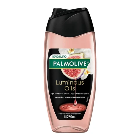 SAB. LIQ PALMOLIVE 250ML LUMINOUS OIL FIGO E ORQUIDEA