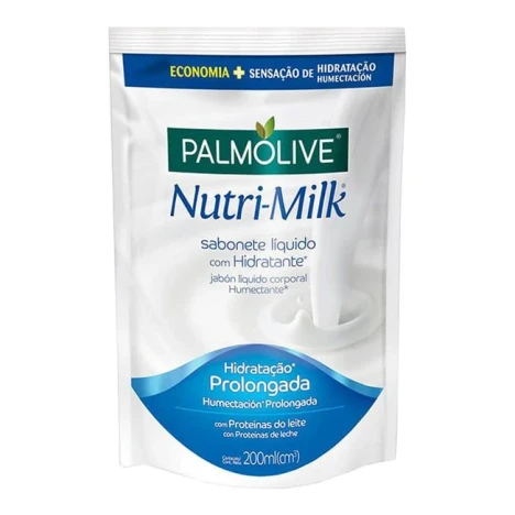 SAB. LIQ PALMOLIVE 200ML NUTRIMILK REFIL