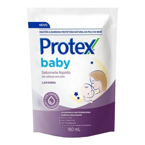 SAB. LIQ PROTEX BABY 180ML LAVANDA REFIL