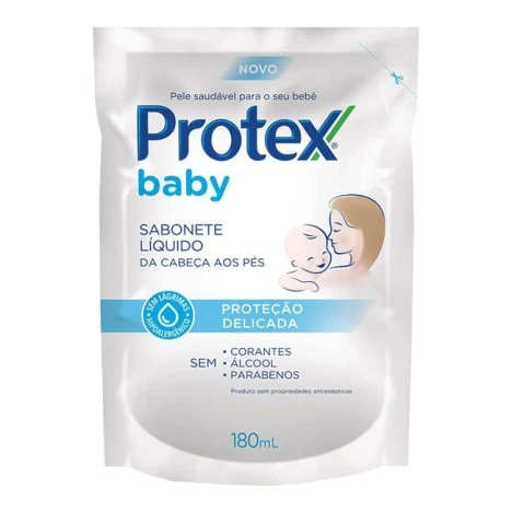 SAB. LIQ PROTEX BABY 180ML PROTECAO DELICADA REFIL