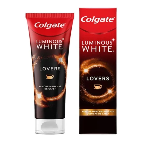CREME D.COLGATE  LUMINOUS WHITE LOVERS 70G CAFE