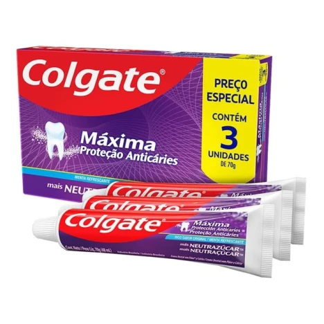 CREME D.COLGATE  MPA NEUTRACUCAR 70G C/3 PR ESP