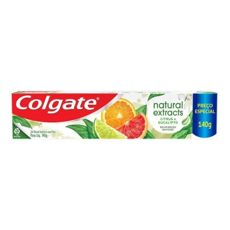 CREME D.COLGATE  NATURAL EXTRACTS DEFESA REFORCADA 140G CITRUS E EUCALIPTO PR ESP