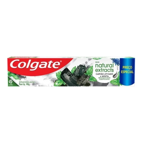 CREME D.COLGATE  NATURAL EXTRACTS 140G PR ESP PURIFICANTE CARVAO ATIVADO E MENTA