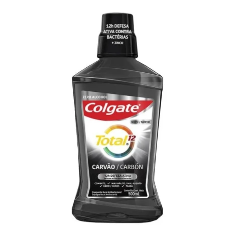 ANTI-SEP. BUCAL COLGATE TOTAL 12 CARVAO 500ML