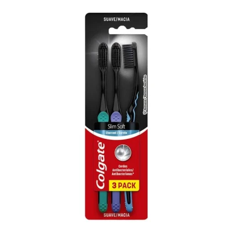 ED.COLGATE SLIM SOFT BLACK C/3