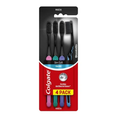 ED. COLGATE SLIM SOFT BLACK C/4