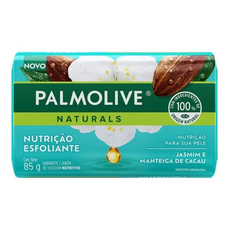 SAB.BARRA PALMOLIVE NATURALS 85G ESFOLIACAO DELICADA JASMIM