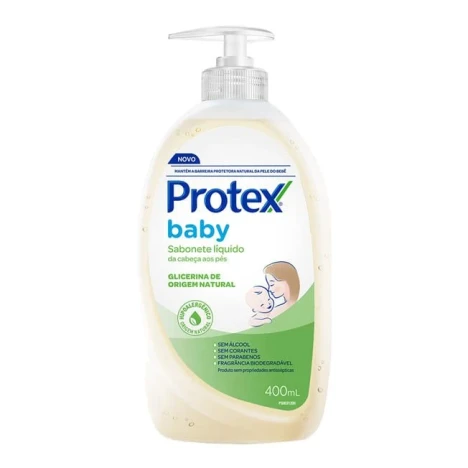 SAB. LIQ PROTEX BABY 400ML C/ GLICERINA