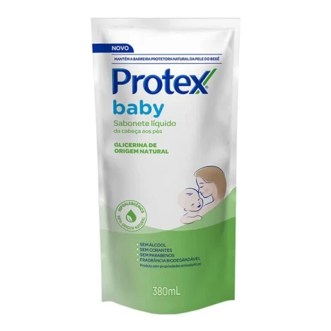 SAB. LIQ PROTEX BABY 380ML C/ GLICERINA REFIL