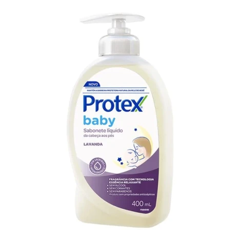 SAB. LIQ PROTEX  BABY 400ML LAVANDA