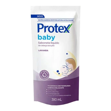 SAB. LIQ PROTEX BABY 380ML LAVANDA REFIL