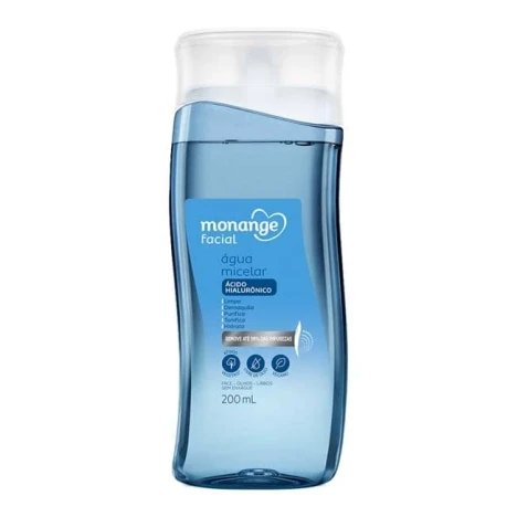 AGUA MICELAR MONANGE 200ML ACIDO HIALURONICO