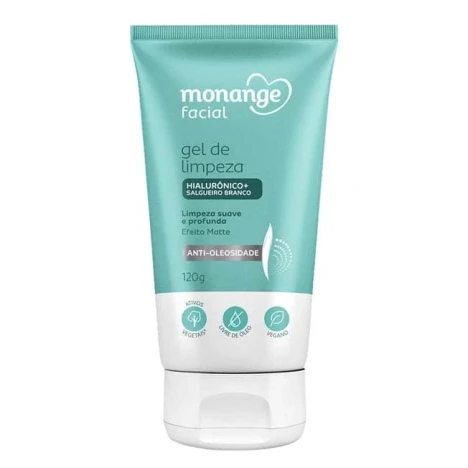 GEL FACIAL MONANGE 120G ANTI-OLEOSIDADE