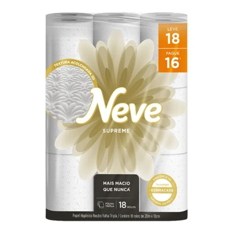 PAPEL HIG.NEVE SUPREME 20M L18 P16
