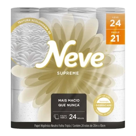 PAPEL HIG.NEVE SUPREME 20M L24 P21