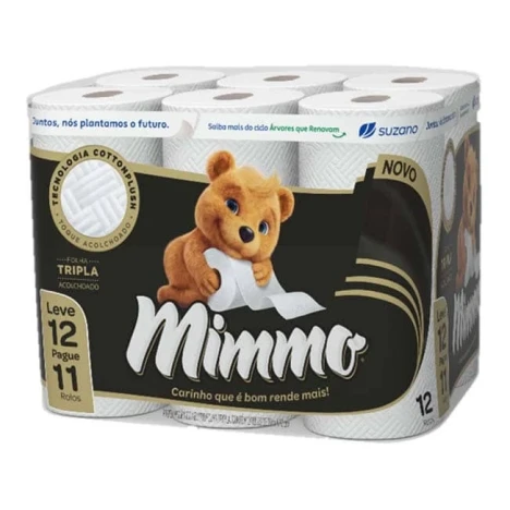 PAPEL HIG.MIMMO NEUTRO FOLHA TRIPLA 20M C/12
