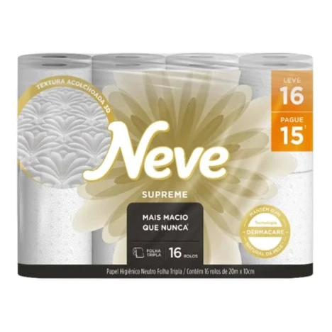 PAPEL HIG.NEVE SUPREME 20M L16 P15