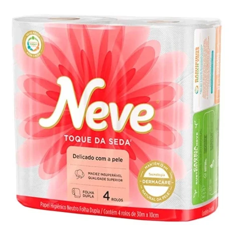 PAPEL HIG.NEVE TOQUE DA SEDA  30M C/4