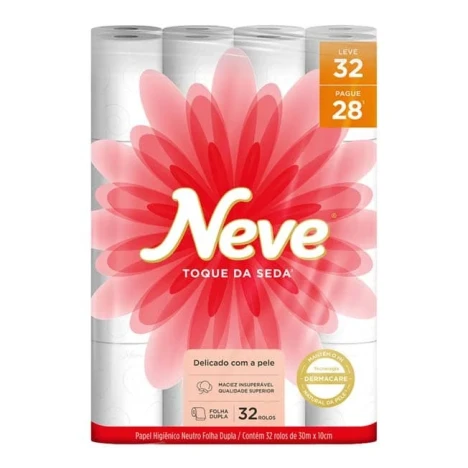 PAPEL HIG.NEVE TOQUE DA SEDA 30M L32 P28