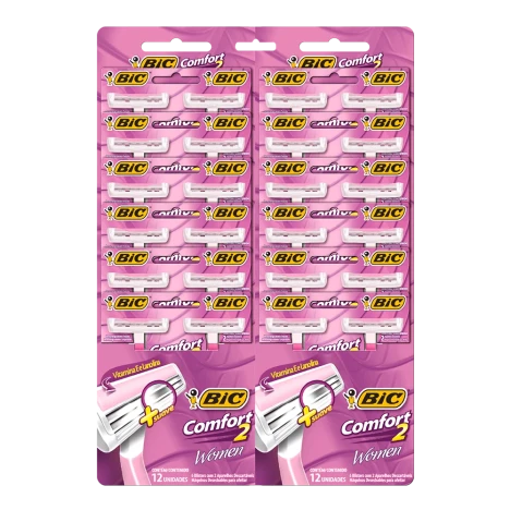 Aparelho Bic Comfort 2 Women C/2 - Cart C/12